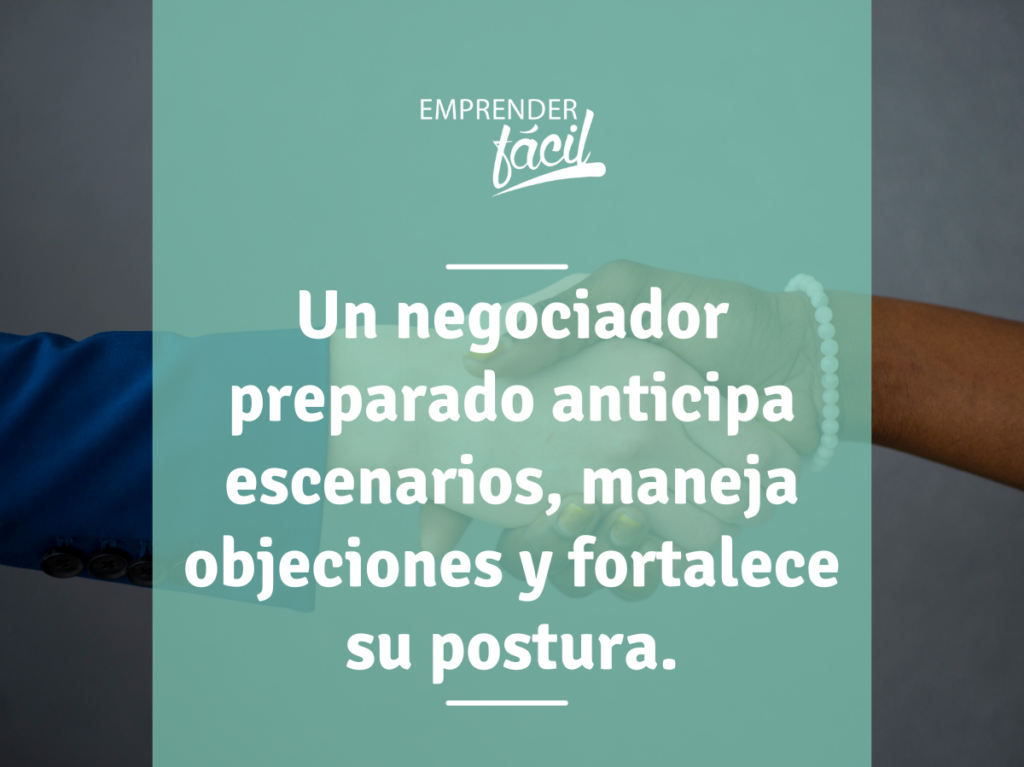 Prepárate para comenzar a negociar: Estrategias y medios